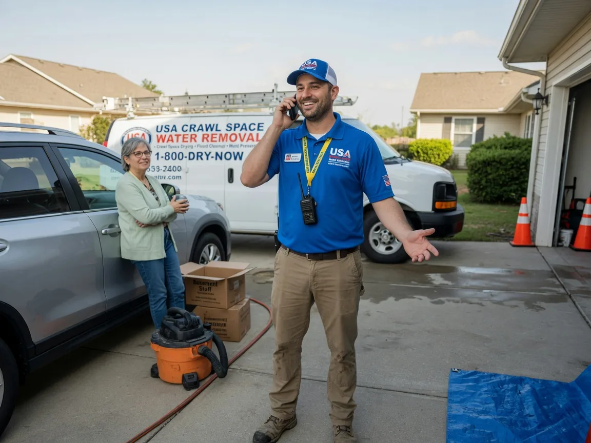 Crawl Space Water Removal Vandalia, MT FAQs